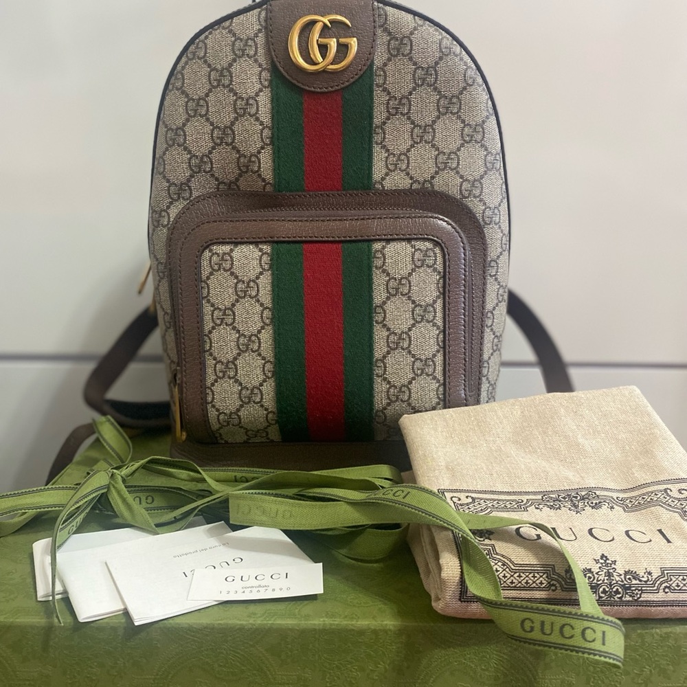 Authentic Gucci ophidia small backpack😍